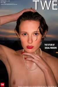 Homepage cover for Tony Ward Erotica featuring a topless model